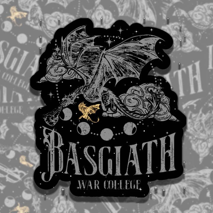 Dragon Book & War College Booklover laptopstickers voor wholesale door Sticky Sadness Designs