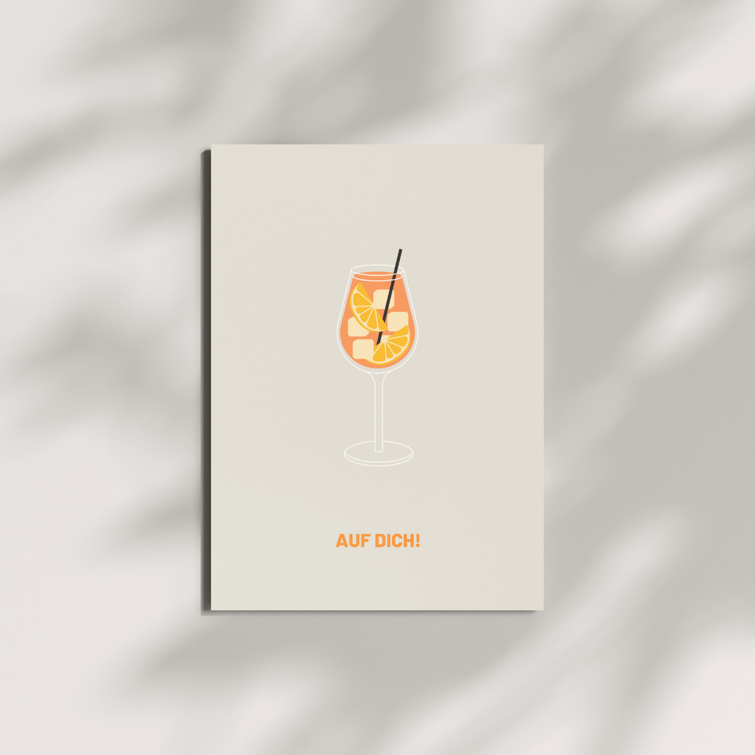 HERR&FRAUHEMPEL - Wholesale Ansichtkaart - Ansichtkaart - OP JOU! Aperol2