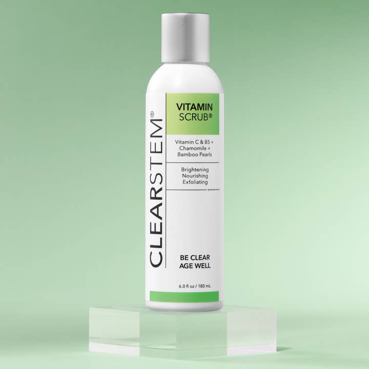 CLEARSTEM Skincare - Wholesale Facial Exfoliant/Scrub - VITAMINSCRUBâ„¢ - Antioxidant-Infused Scrub Cleanser