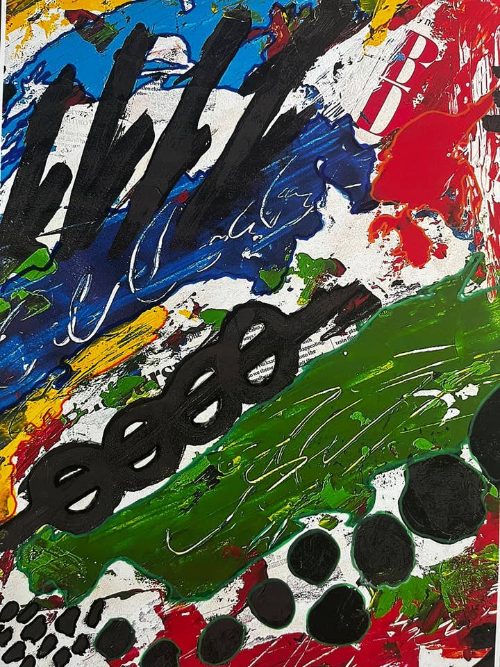 Groene kunstdruk voor wholesale door Nenyasha Cherish Arts