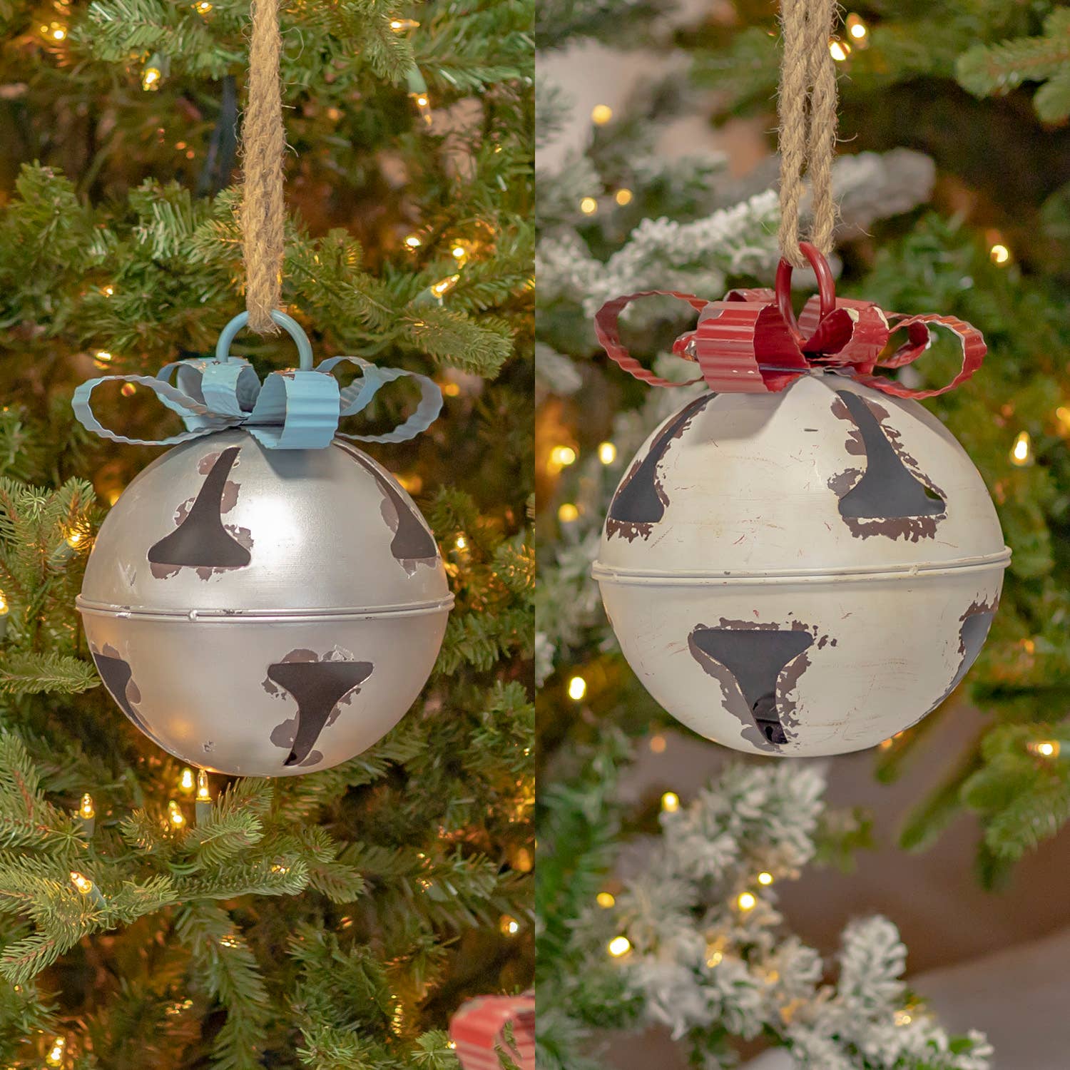 Zaer Ltd. International - Wholesale Ornament Set - Colorful Large Christmas Bells- 9 Assorted Colors6