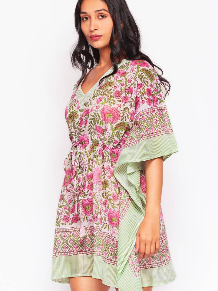 Sevya Handmade - Wholesale Kaftan - Women's - Namita Block Print Caftans