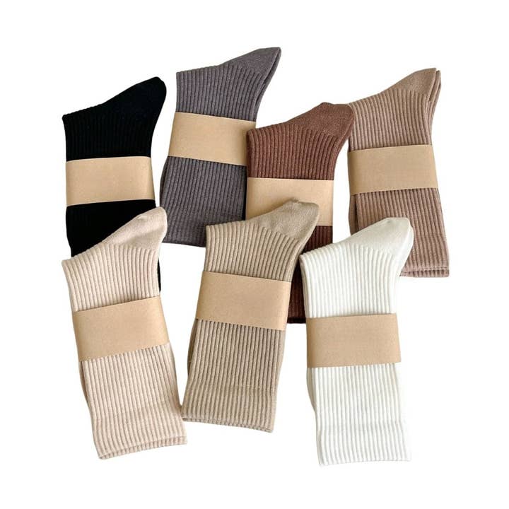 Calze a metà polpaccio in misto lana termica multicolore M5A020 per la vendita all'ingrosso da parte di alberalkirk