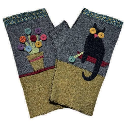 Boo Vingerloze Handschoenen voor wholesale door Woolflower