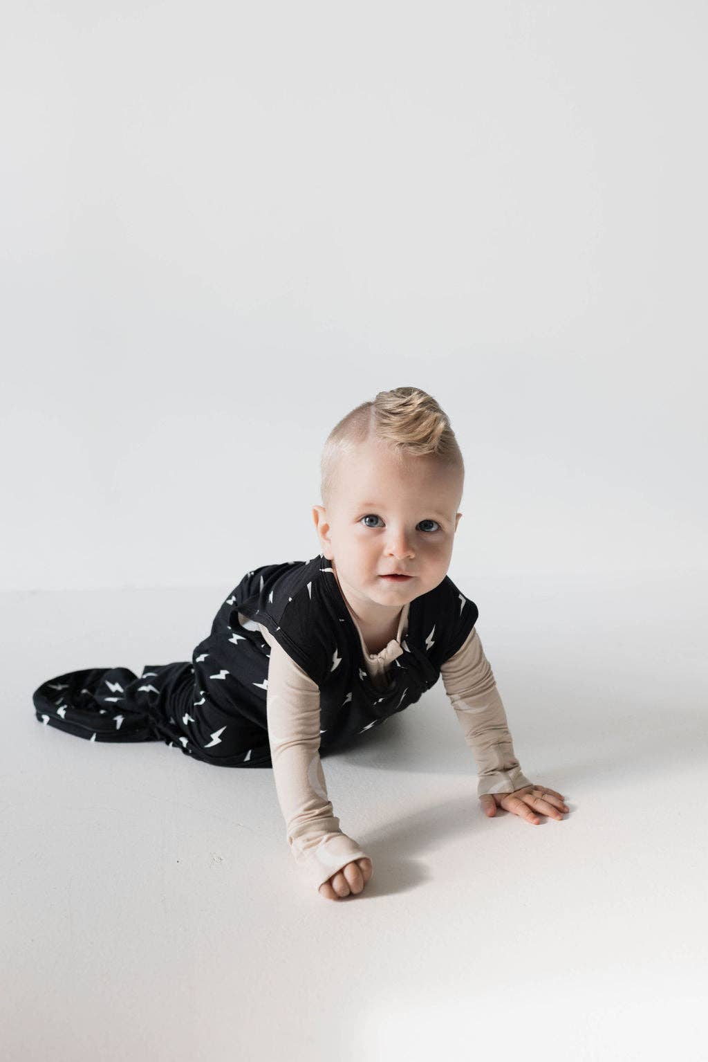 Forever French Baby - Wholesale Sleepsack - Baby - Bamboo Sleep Sack | Midnight Lightning Bolt3