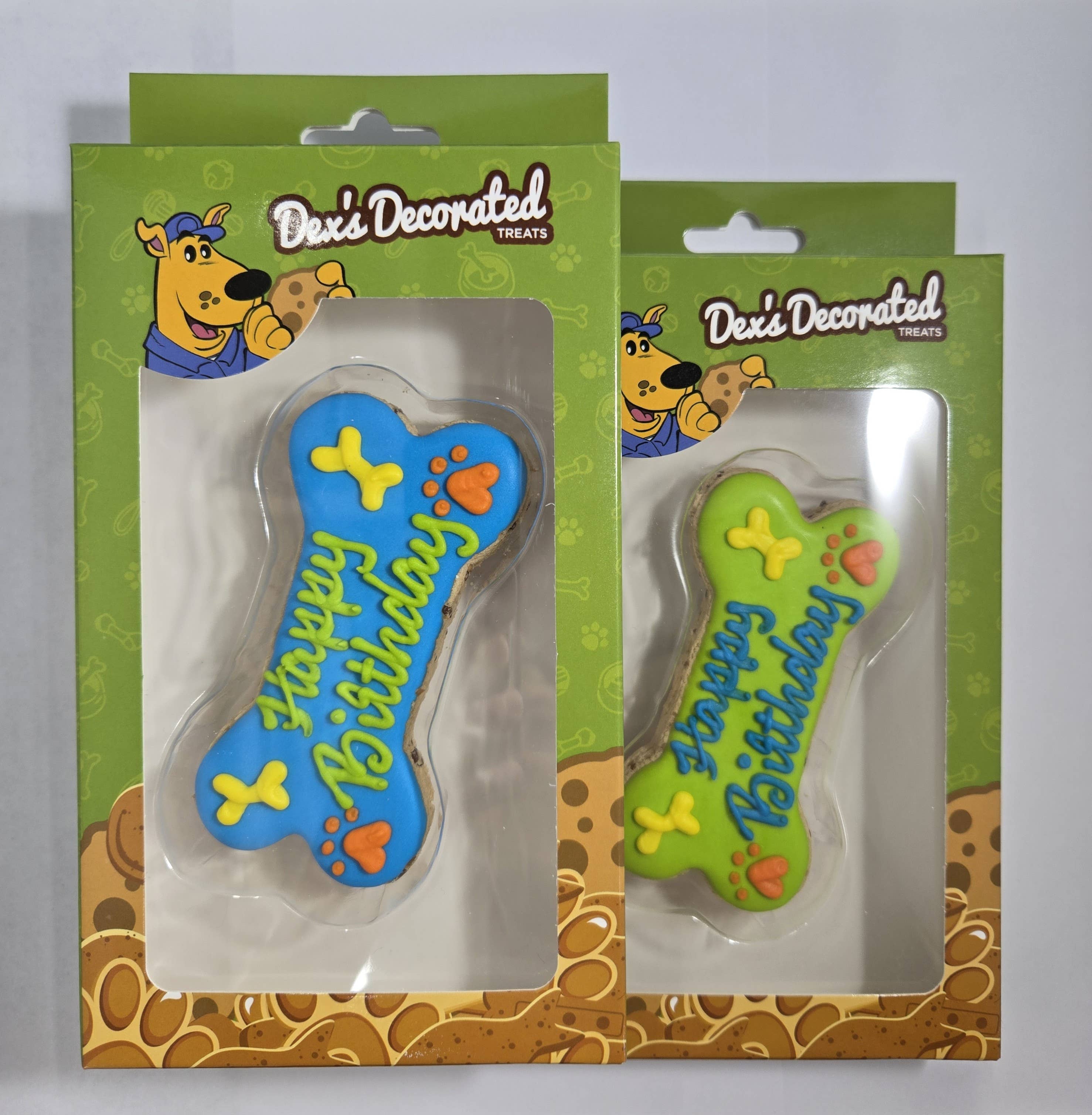 The Doggie Express - Wholesale Pet Treats - Dog - Large Happy Birthday Bone - Packaged4
