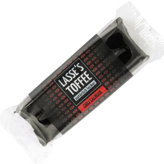 Toffee chili salmiak for wholesale by LASSE LAKRITS - natürlich lecker