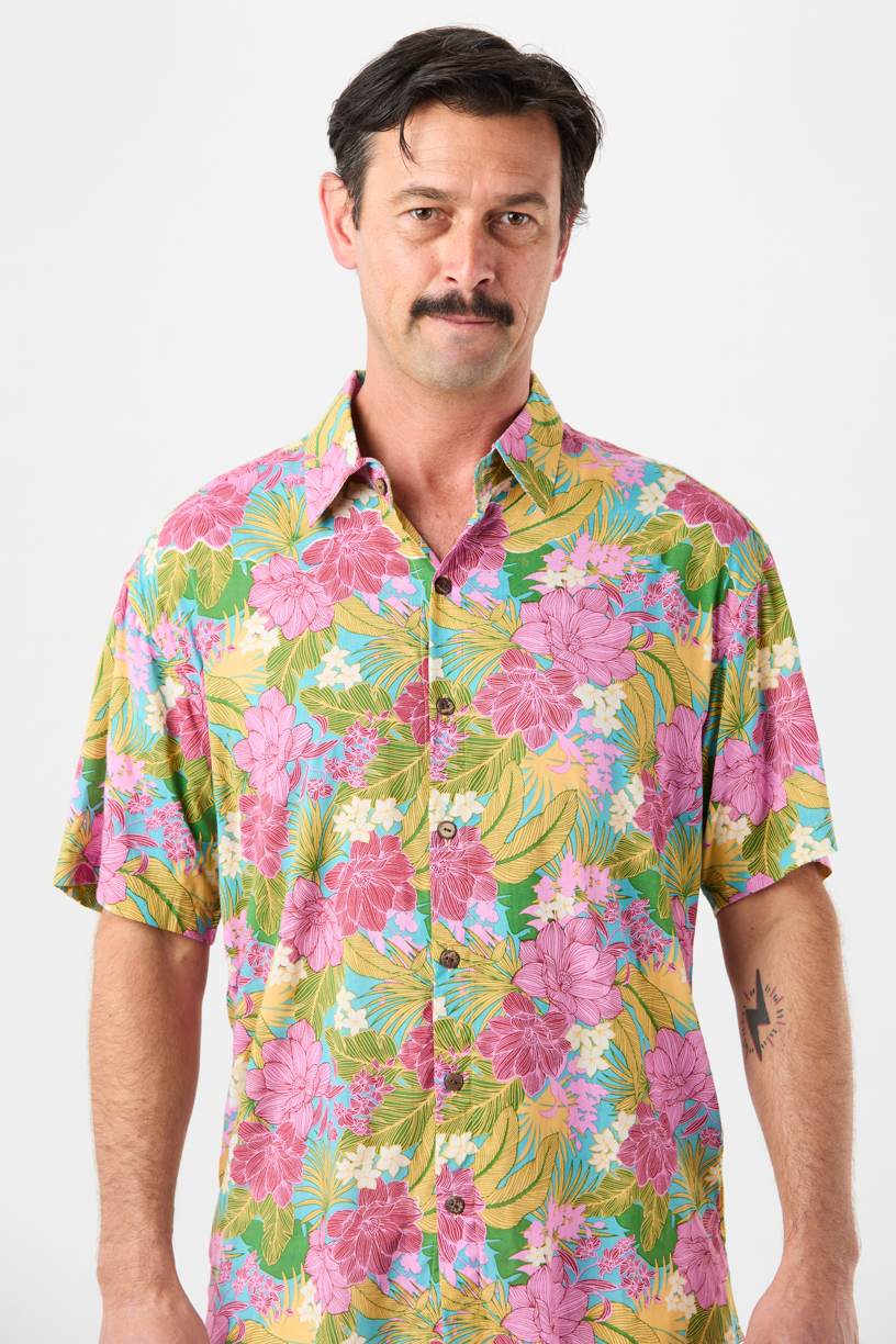 Molokai Floreale Tosca Aloha Camicia in vendita all'ingrosso su Faire3