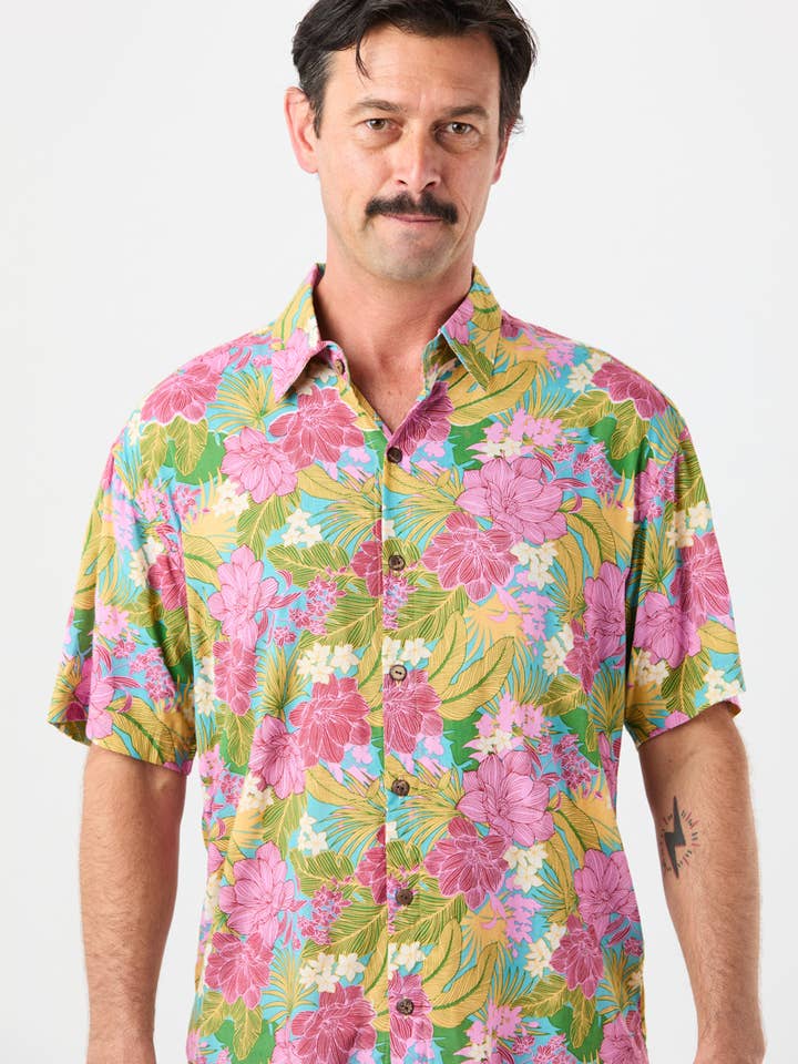 Molokai Floreale Tosca Aloha Camicia in vendita all'ingrosso su Faire3