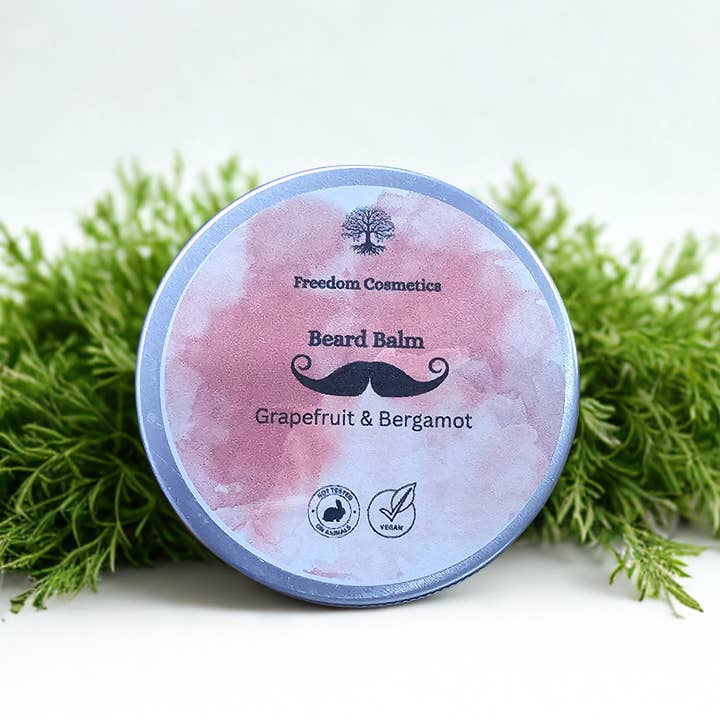 Bálsamo para Barba de Pomelo y Bergamota para venta al por mayor de Freedom Cosmetics