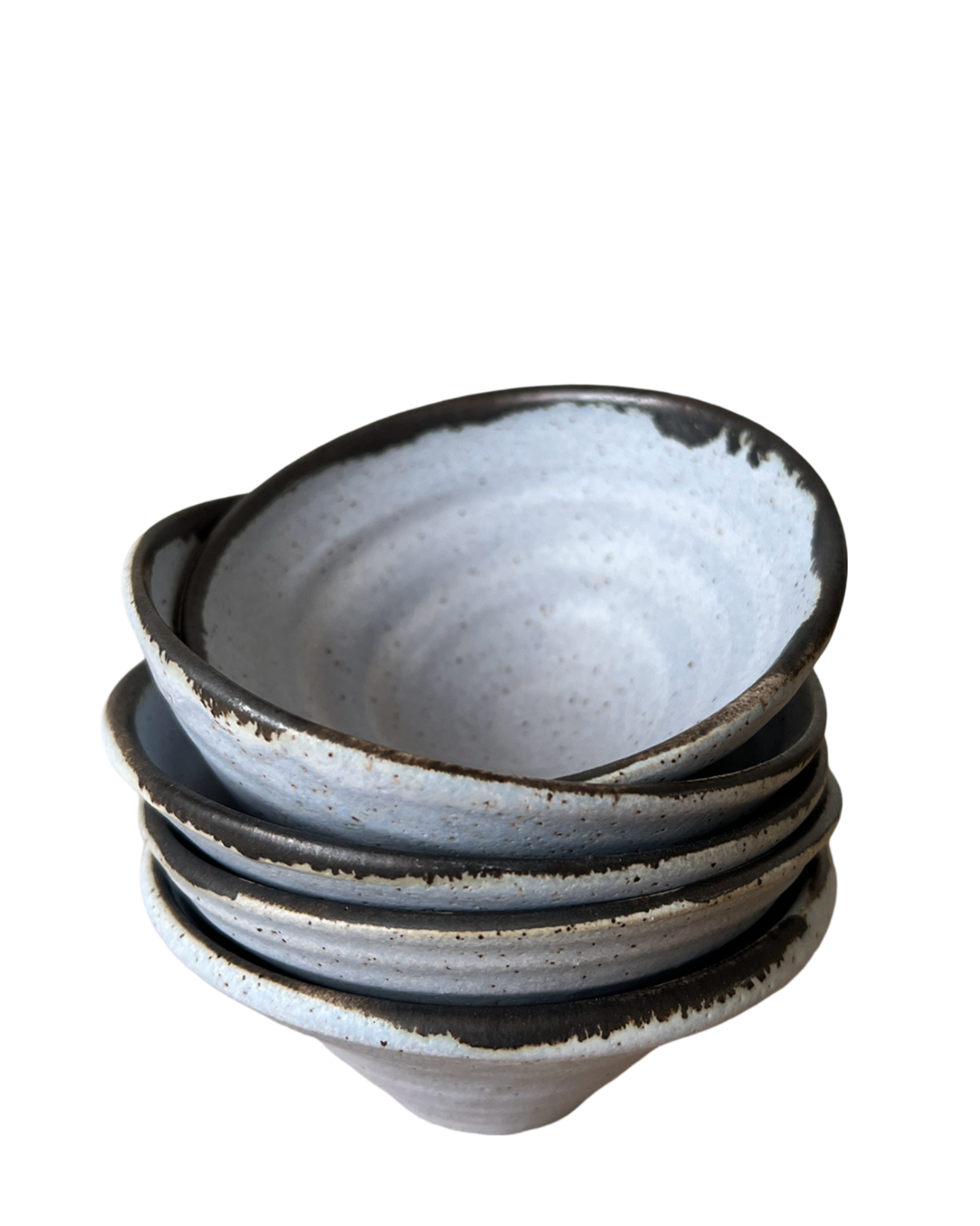 Gina DeSantis Ceramics - Wholesale Condiment/Dip Bowl - Luna Mini Dip Bowl Set 3
