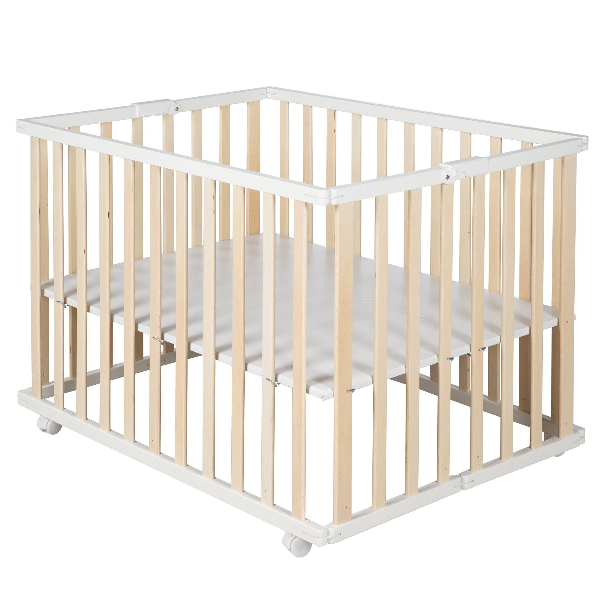 roba kids - Wholesale Bedroom Furniture - ROBA foldable playpen, bicolor, 75x100cm, space-saving2