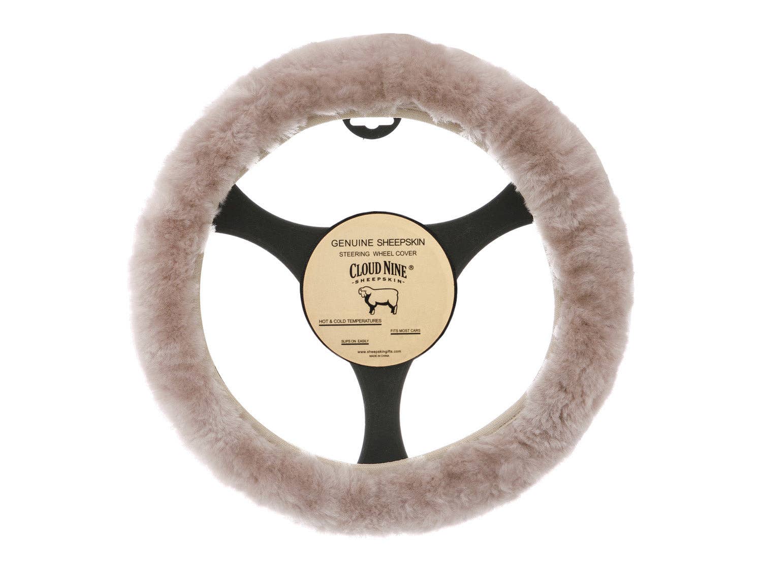 Cloud Nine Sheepskin - Wholesale Car Decorative Charm - Unisex - Genuine Sheepskin Steering Wheel Covers7