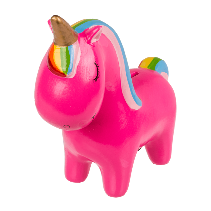 Out of the blue KG – Großhandel Geld-/Sparschwein – Kinder & Baby – Keramik-Spardose Einhorn, ca. 19 cm, 2 Farben1