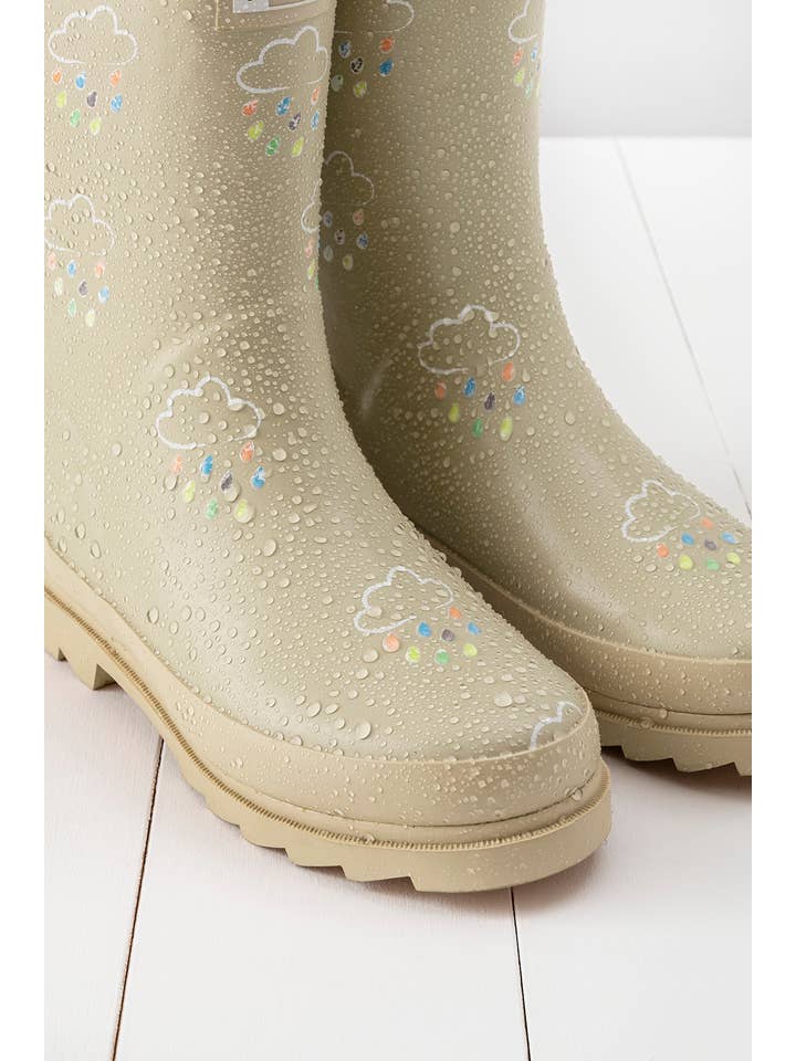 Grass & Air - Wholesale Rain Boots - Women's - Stone Adult Colour-Changing Winter Wellies2