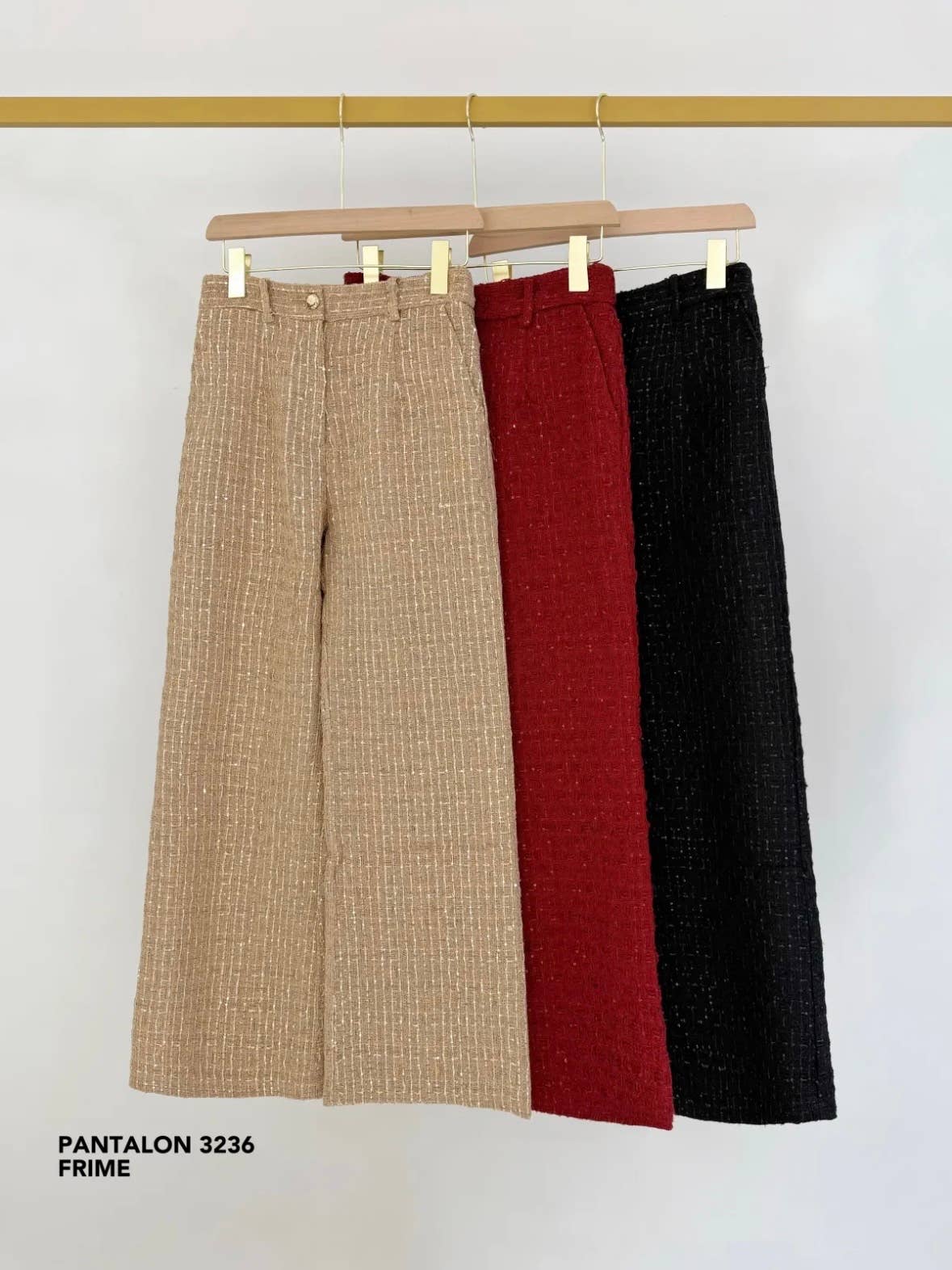 Frime - Venta al por mayor Pantalones - Mujer - Pantalón de tweed - 32361