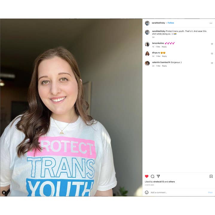 RAYGUN – Großhandel T-Shirt mit Siebdruck – Unisex – Schützen Sie Transjugend6