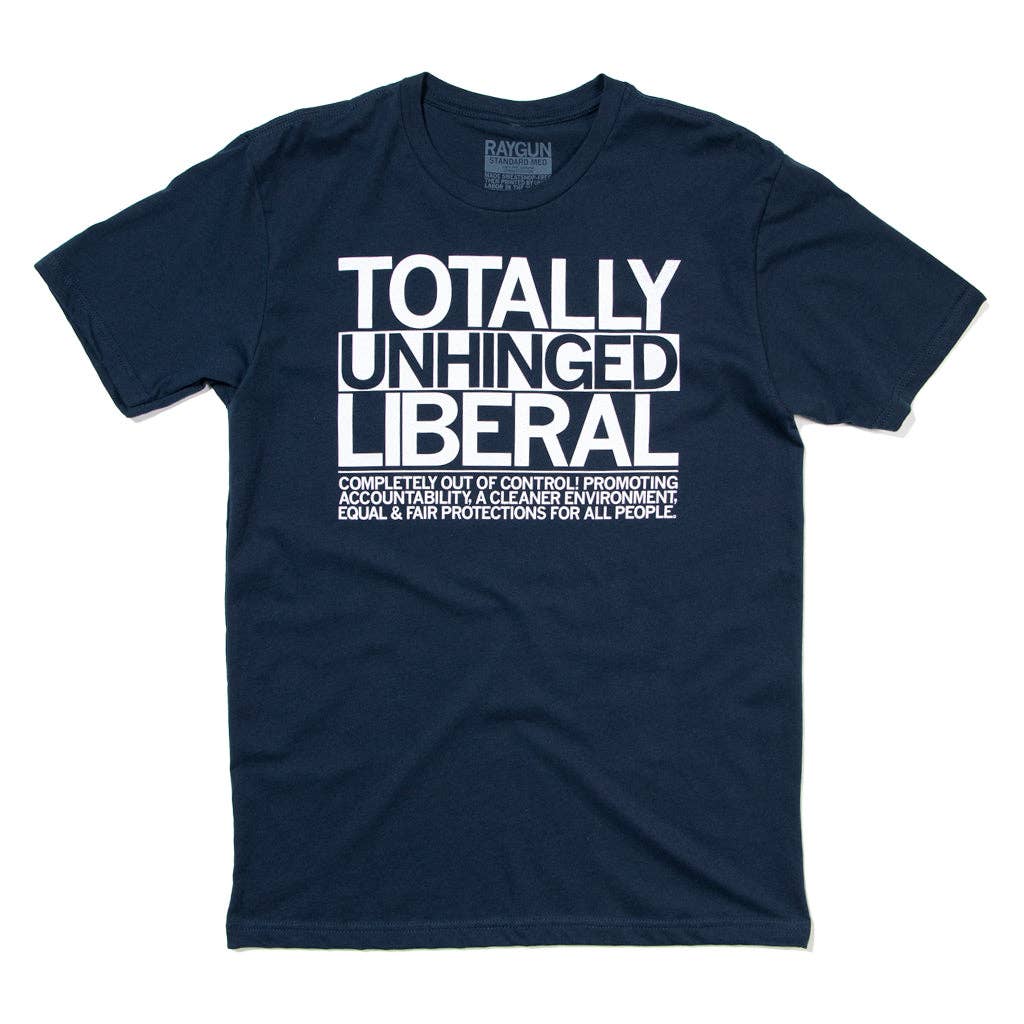 RAYGUN – Großhandel T-Shirt mit Siebdruck – Unisex – Völlig verstörtes liberales T-Shirt1