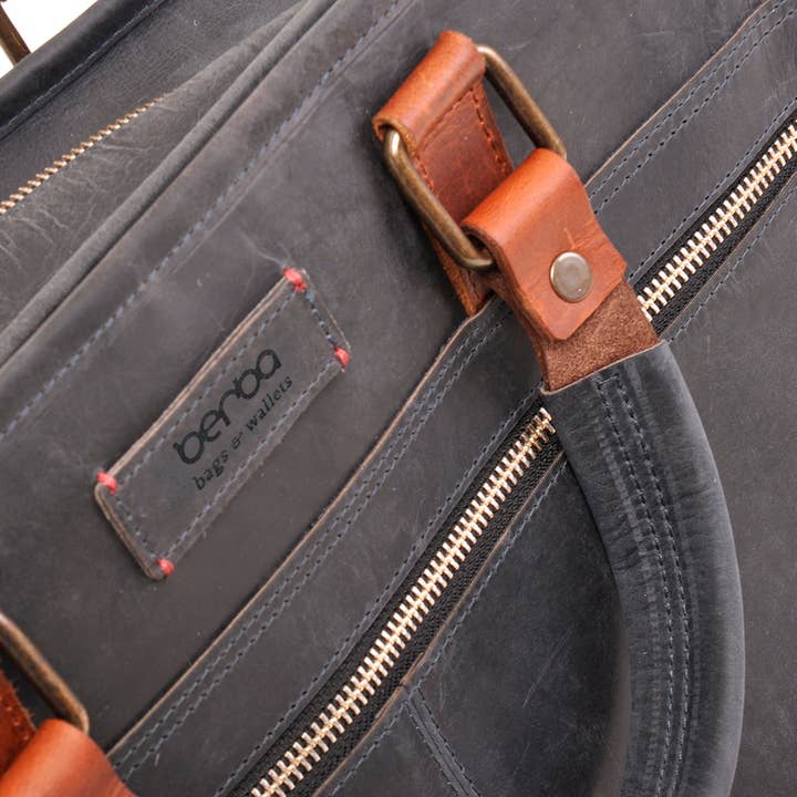 Berba Lederwaren B.V. – Großhandel Laptoptasche – Unisex – Leder-Business-Tasche Barbarossa 826-131-073