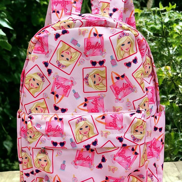 Character barbie printed Medium size backpack. BP-2023B for wholesale on Faire
