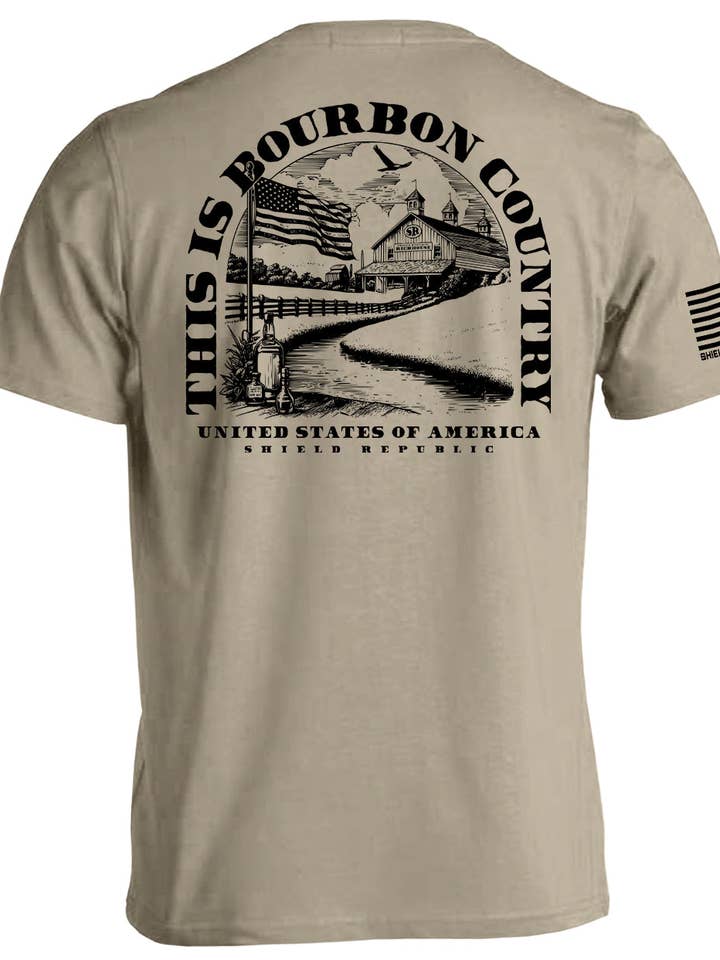 This is Bourbon Country USA for wholesale by Shield Republic