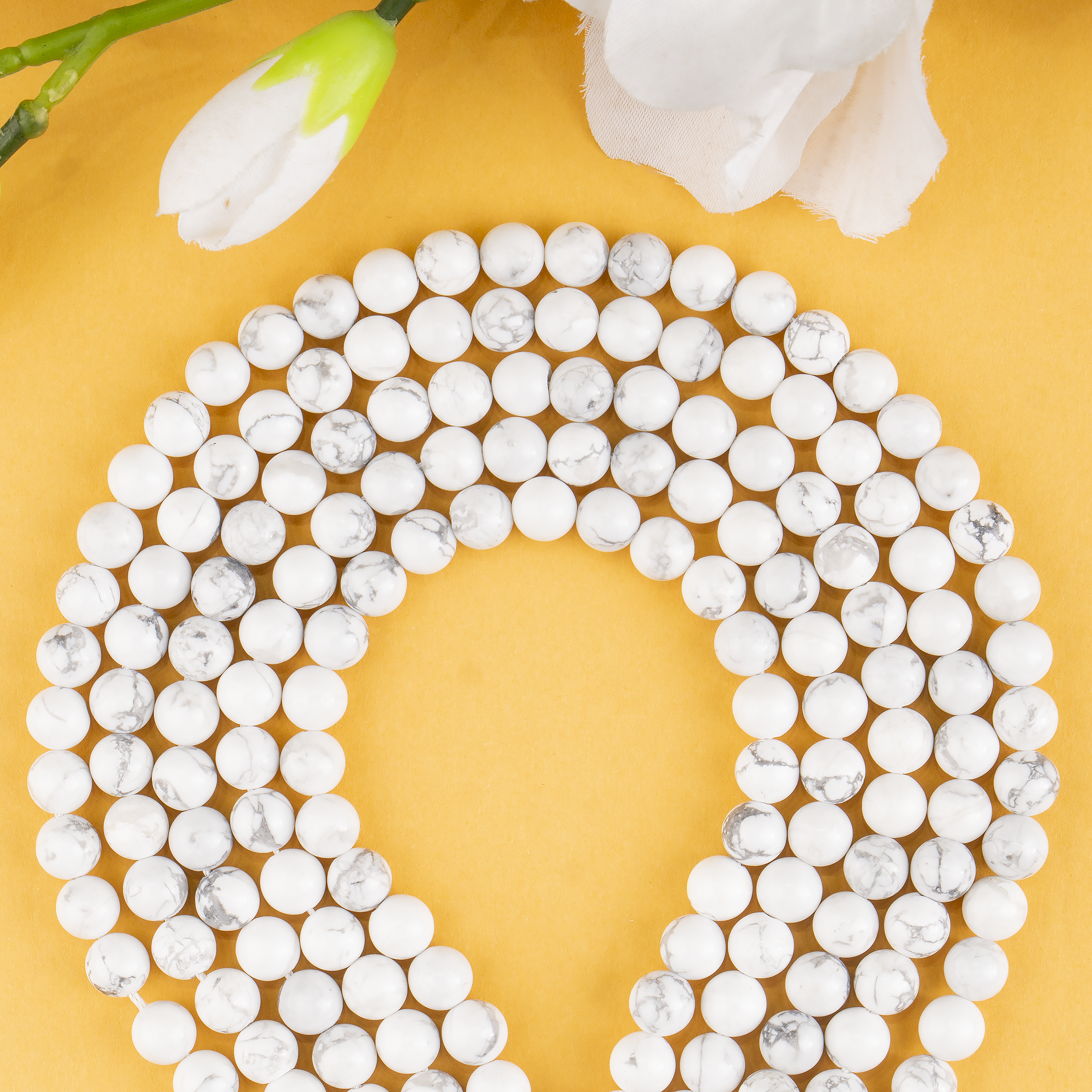 Soothing Crystals Beads - Wholesale Beads - Crystal Jewelry Beads | Howlite | Healing Gemstone Beads3