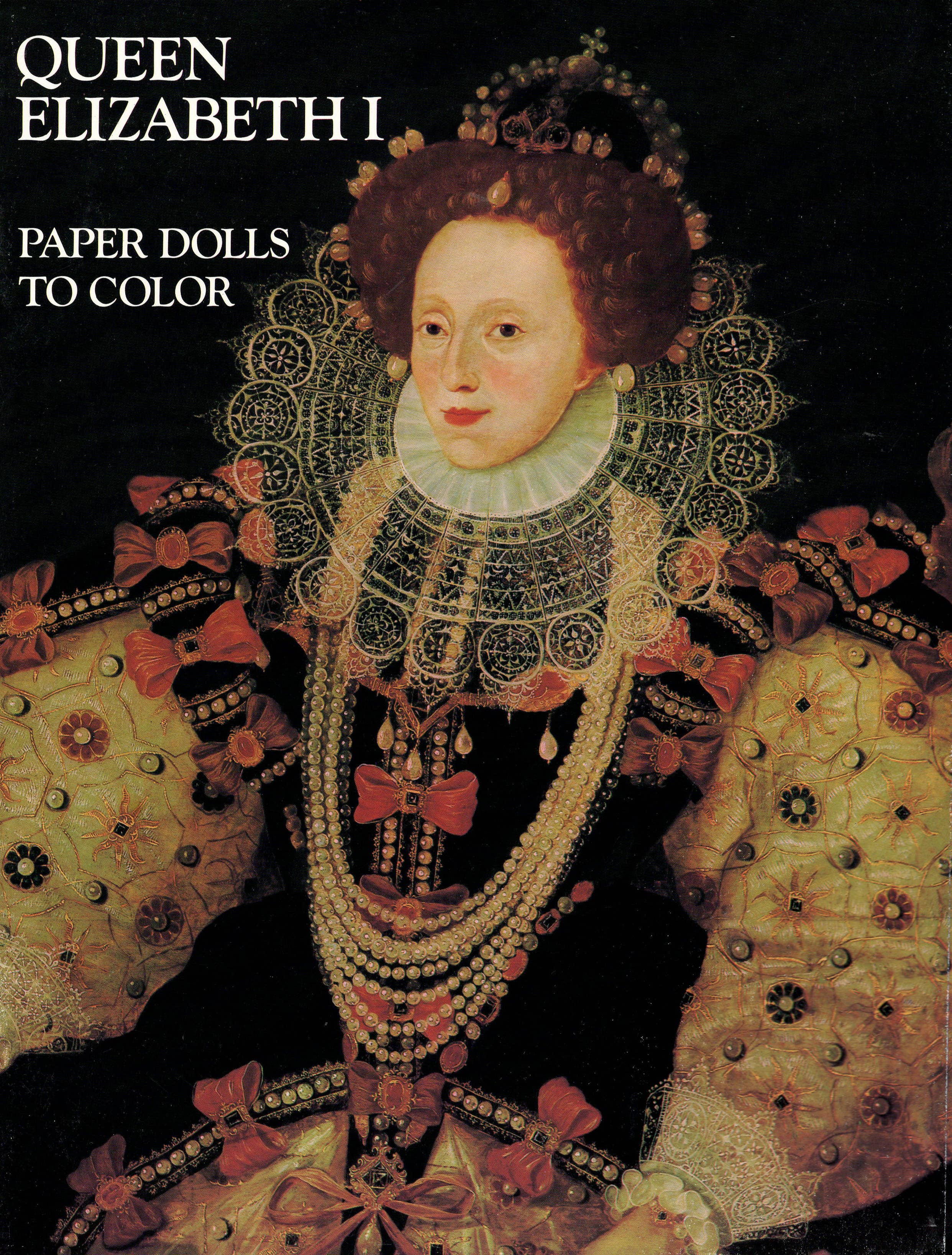Bellerophon Books - Wholesale Coloring & Activity Book - Adult - Queen Elizabeth I Paper Dolls to Color0