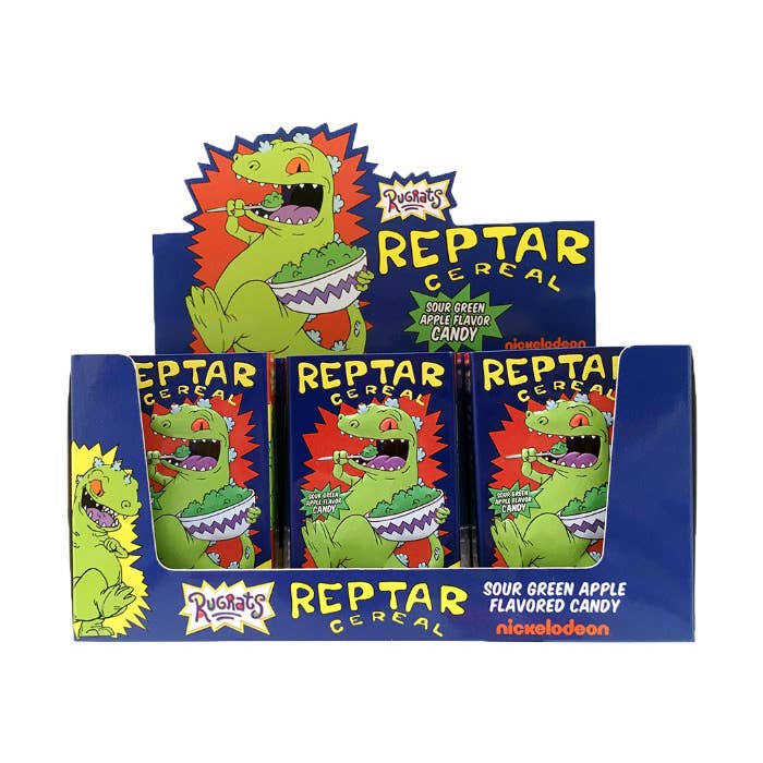 Bombons de Cereal Boston America Nickelodeon Reptar em Latinhas 1.2oz - 12ct por atacado de I Got Your Candy