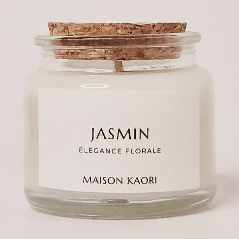 Jasmin - Mes petites bougies - cire végétale de soja - 80ml pour la vente par Maison Kaori