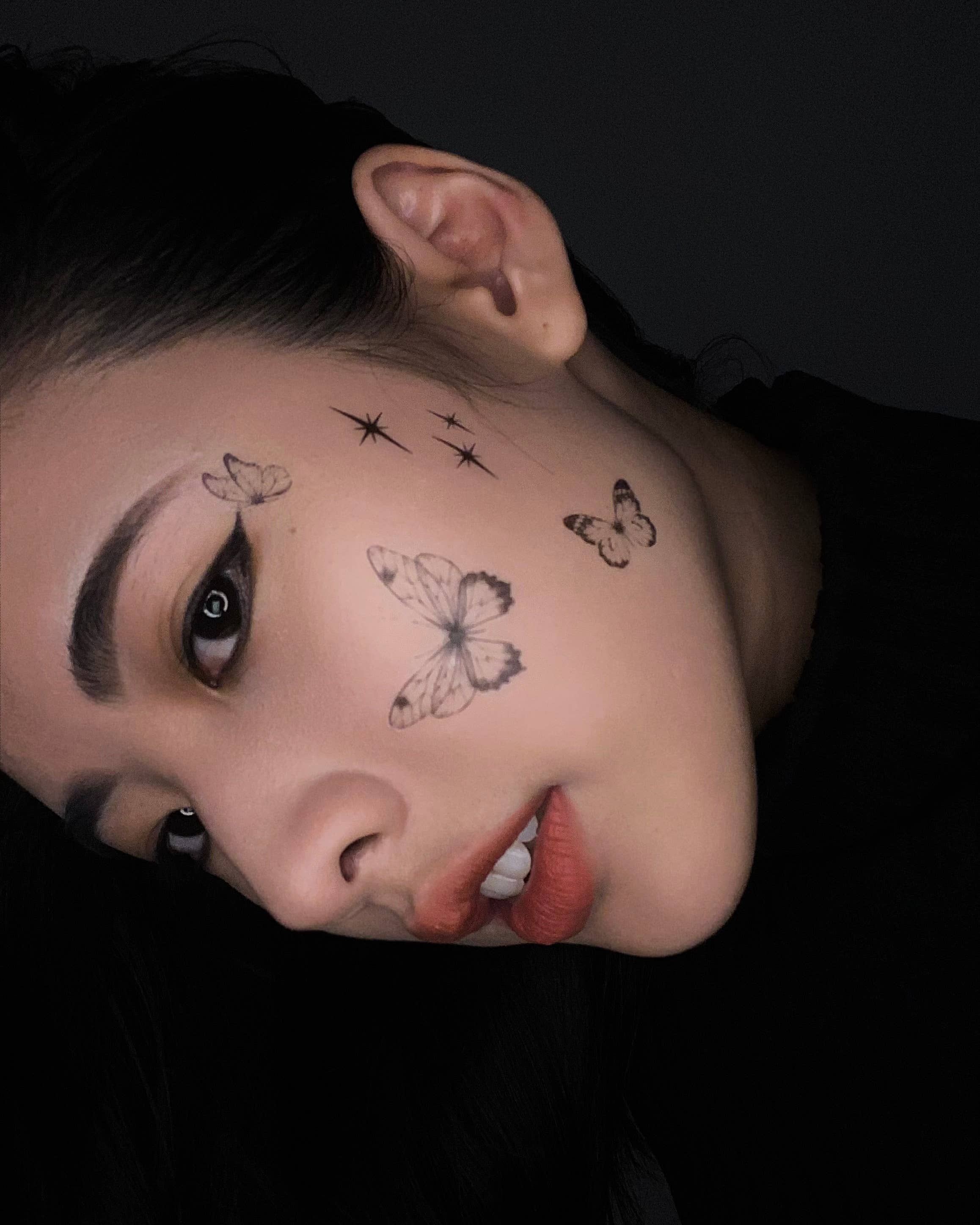 PAPERSELF - Venta al por mayor Tatuajes temporales - Tatuaje temporal de mariposas negras12