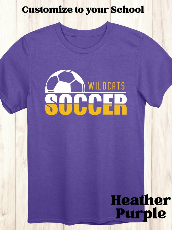 Soccer Custom Team, Town, Mascot T-Shirt for wholesale by TRN Custom