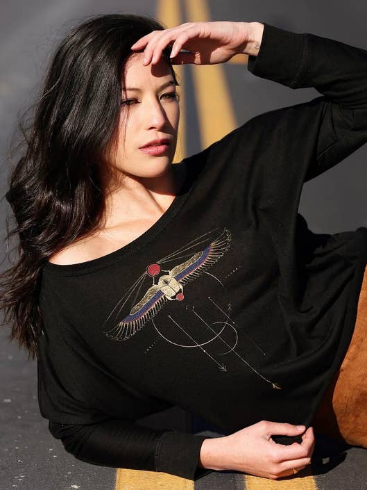 NEOCLASSICS - Wholesale Graphic Sweatshirt - Women's - Scarab Crop Sweatshirt1