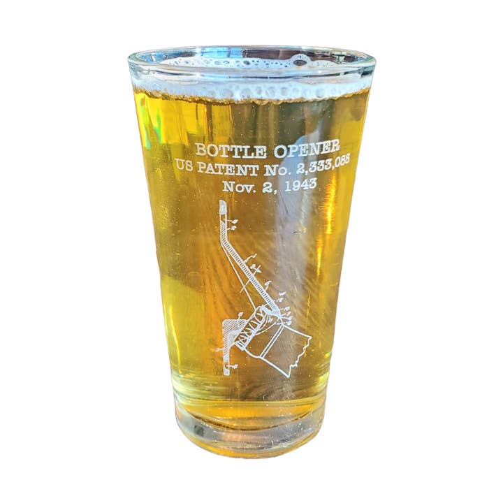 Verres à bière vintage brevetés - 4 modèles pour la vente par Killorglin Creations