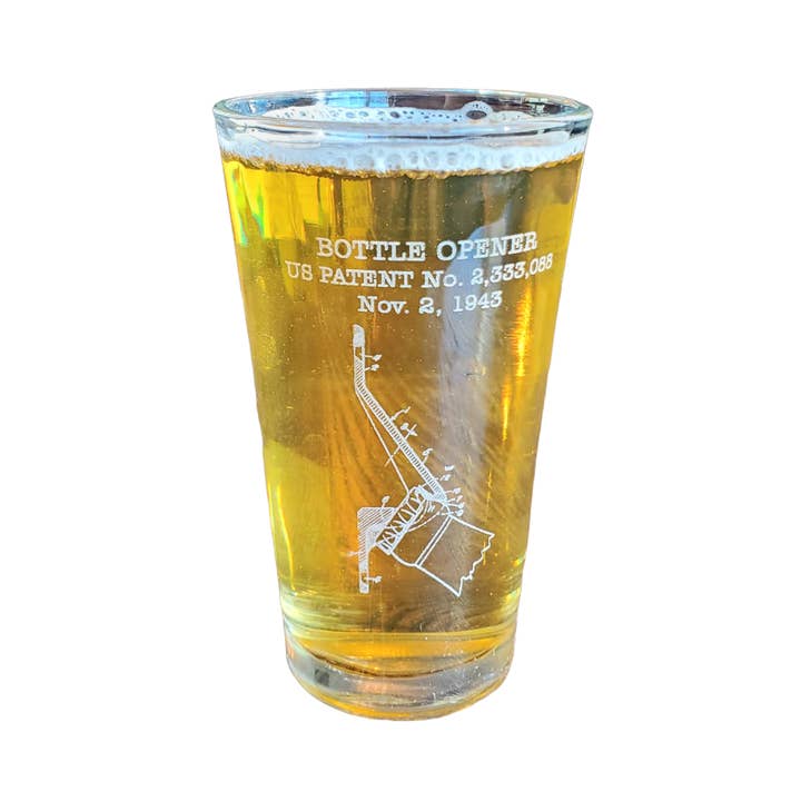 Verres à bière vintage brevetés - 4 modèles pour la vente par Killorglin Creations