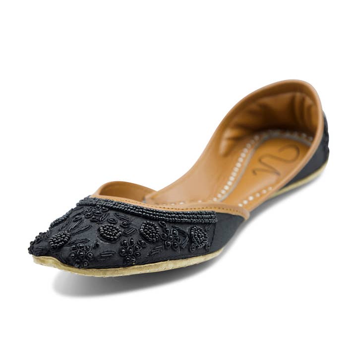 Mausam - Black Jutti for wholesale by Ujaala