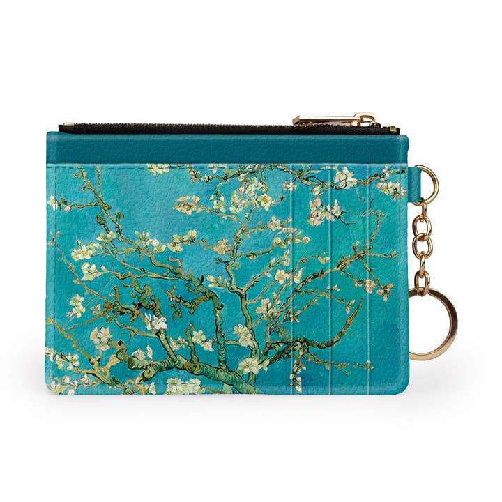 Van Gogh Almond Blossom Keychain Wallet for wholesale by Monarque
