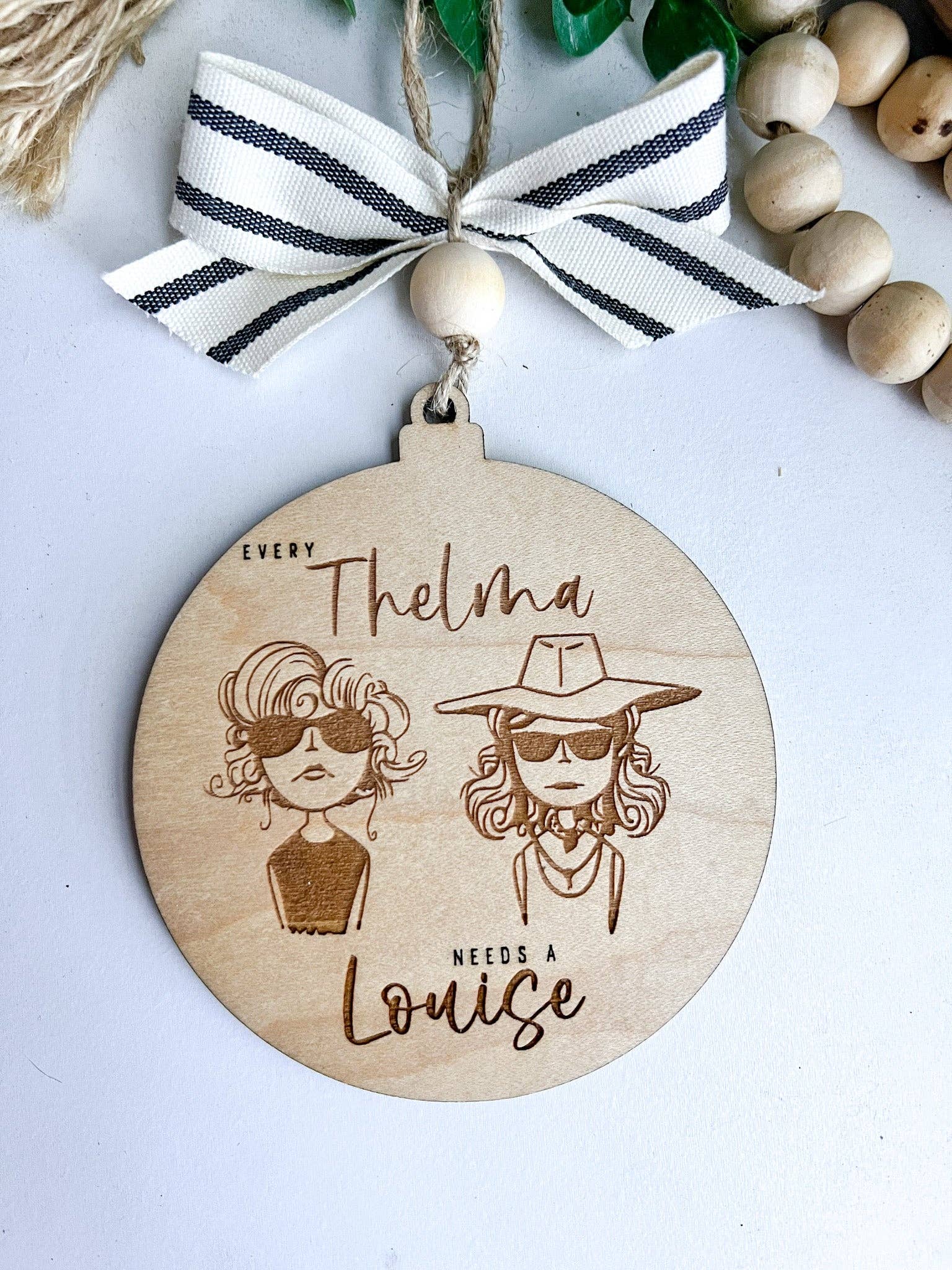 Geaux Magnolia - Vente Objets de décoration - Décoration de Noël Thelma et Louise, amitié, vacances