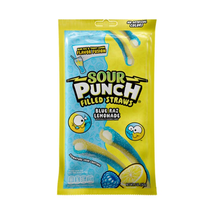 Sour Punch Blue Raz Lemon 5oz - 12ct for wholesale by I Got Your Candy