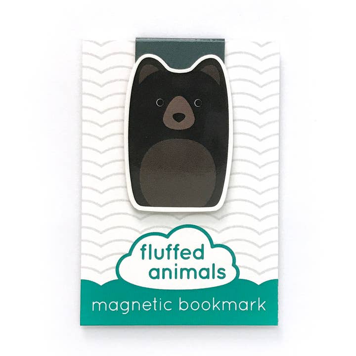 Black Bear Magnetisk Bogmærke for engroshandel hos Fluffed Animals