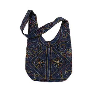 THE COLLECTION ROYAL Hobo Crossbody Bags for Women, Boho Purse, Boho Bag |  Hippie Bag, Indie Tote Bag, Cloth Purse for Women