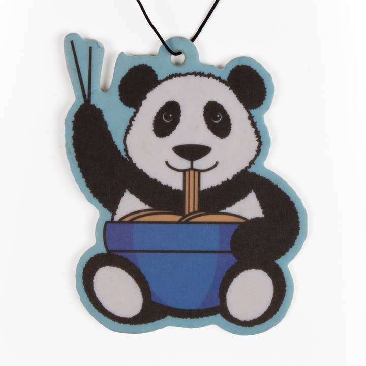Panda with Noodles Air Freshener Pack of 12 for wholesale by Fresh Fresheners