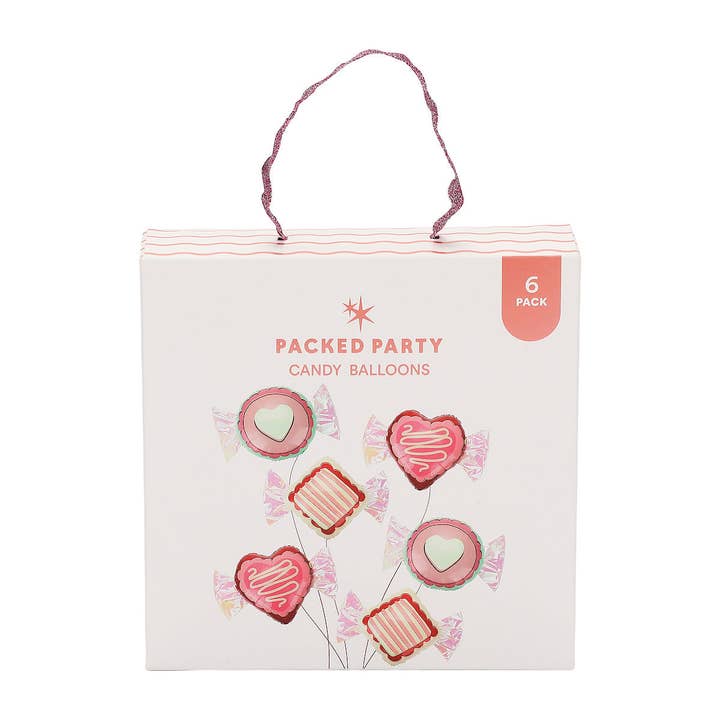 Valentine Candy Balloons (set of 6) for wholesale by Packed Party