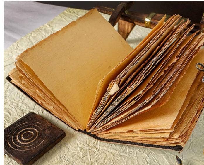 MNM HANDICRAFTS – wholesale Journal/diary – Vintage leather Journal Blank Spell Book of Shadows Grimoire5