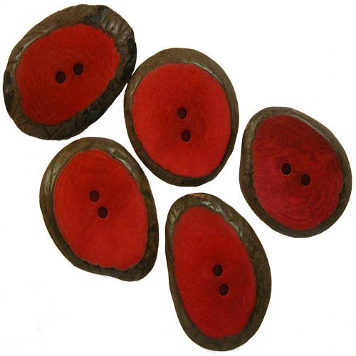 One World Projects - Wholesale Sewing Button/Snap - Small Tagua Sliced Buttons5