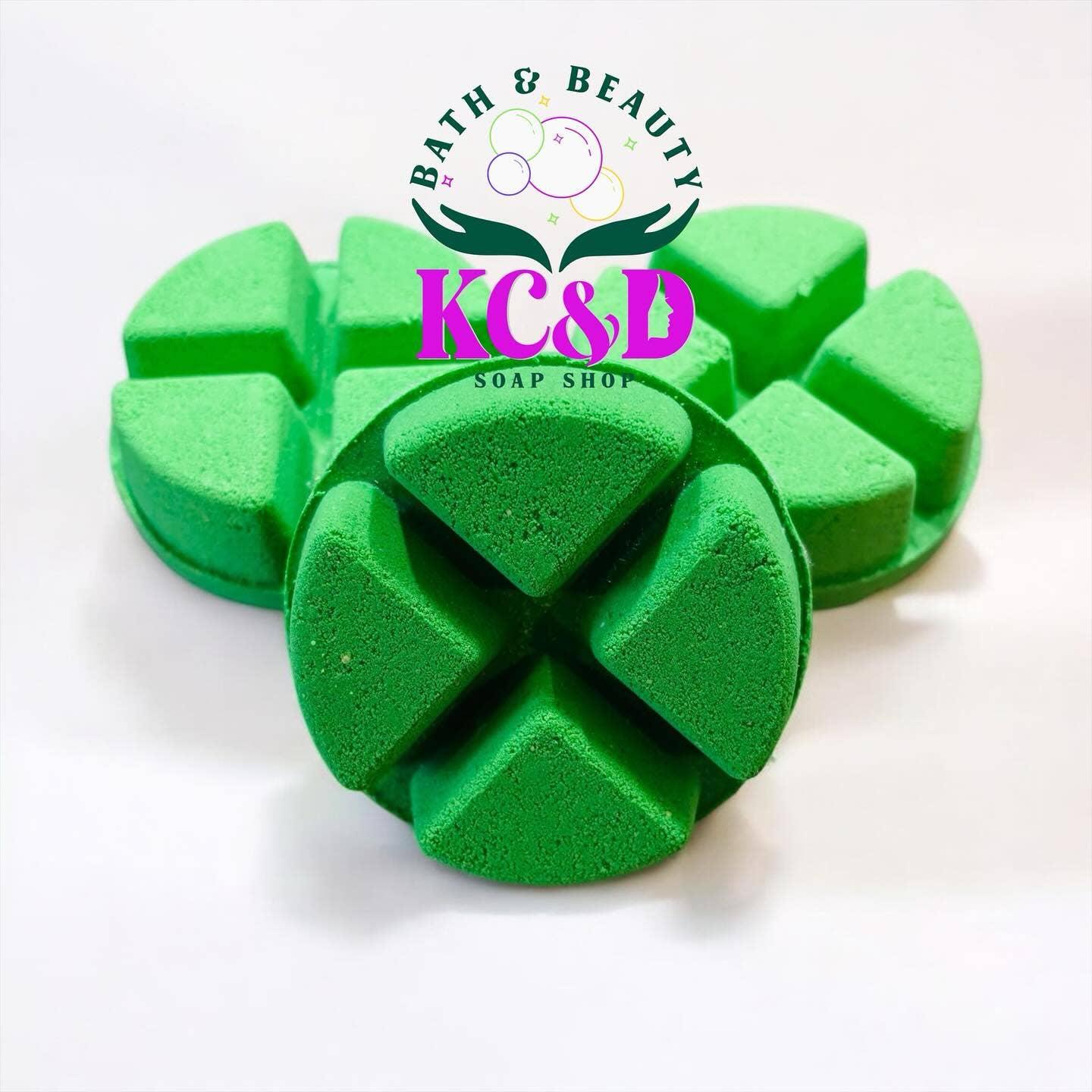 KC&D Soap Shop - Wholesale Shower Steamer/Bomb - Menthol Shower Steamers with Eucalyptus Lemon Essential Oil1