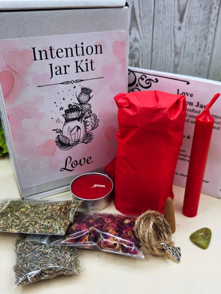 Love Intention Jar Kit | Apothecary Ritual for wholesale by Mystical Roots