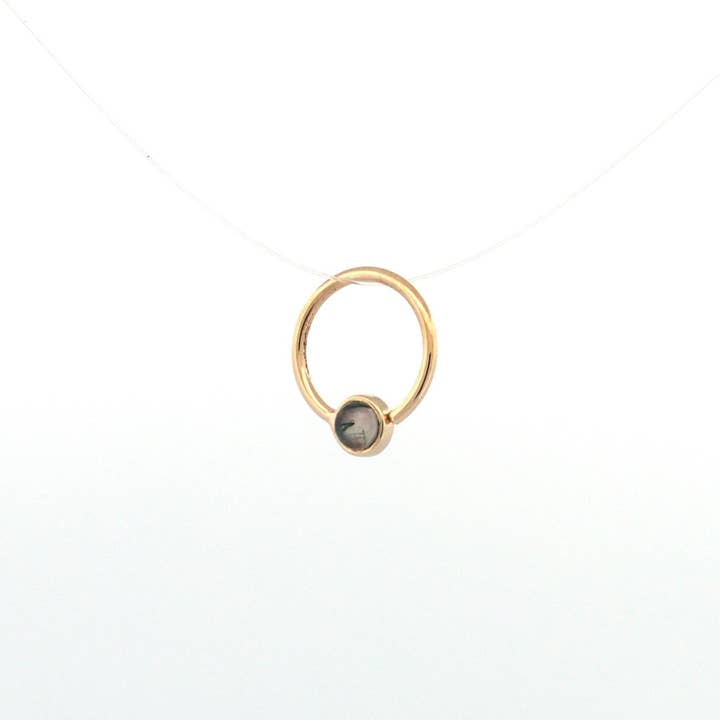 Look Who's Talking - Moss Agate - 14K Gold Ring for wholesale by JTW