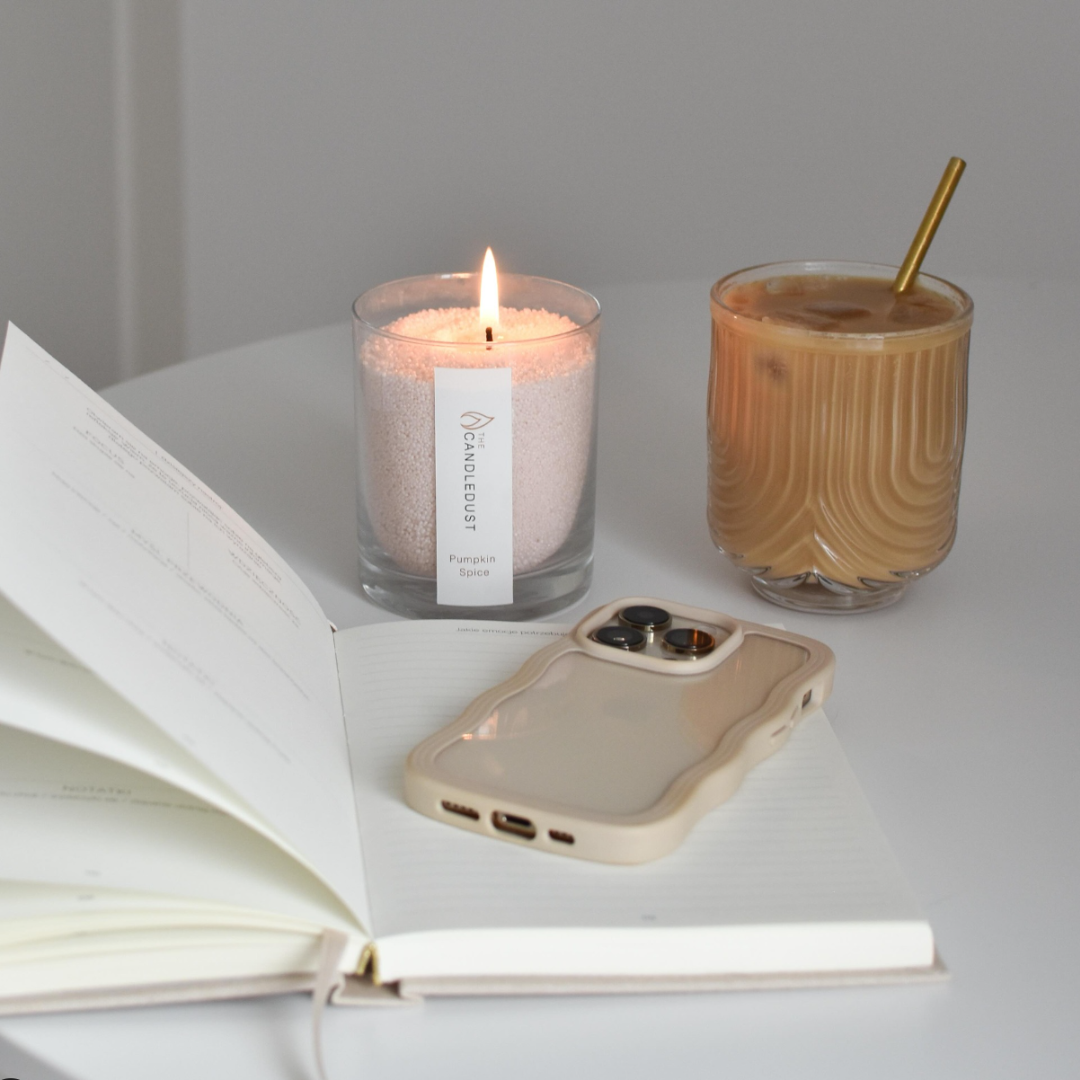 The Candledust - Vente Bougie en bocal - Bougie parfumée Nordic Lights sable 160 g7