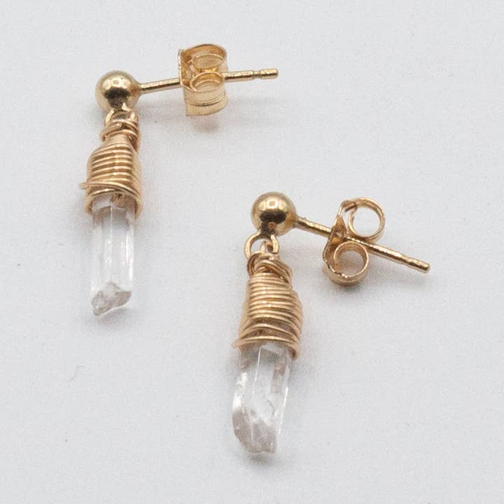 Quartz Charm Studs for wholesale by VIXIN Collection