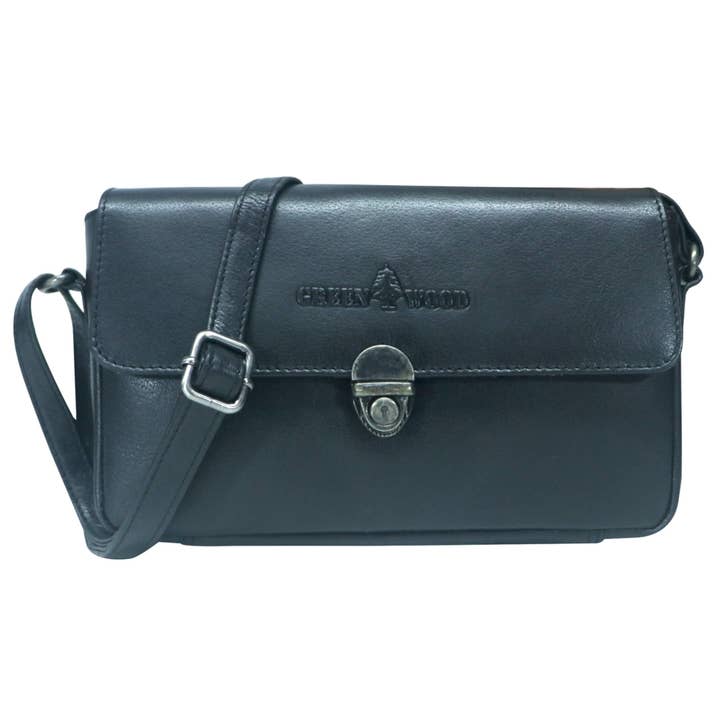 Greenwood – wholesale Crossbody bag – Women's – Birgit Women's Crossbody Bag Small Brown Leather Bag11